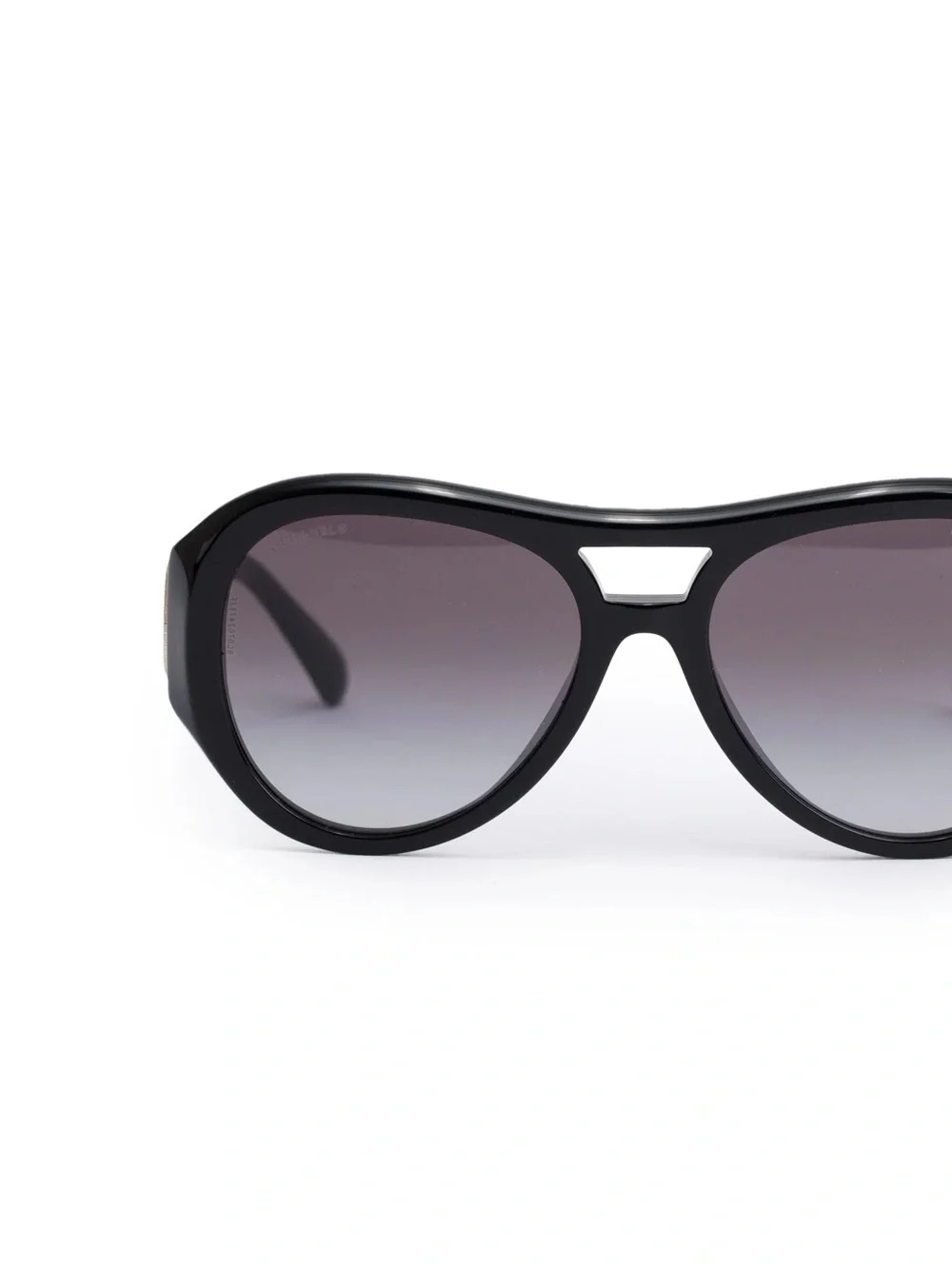 CHANEL 5508-A Black Oversized Pilot Sunglasses 56-18-140